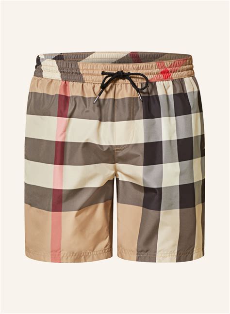 burberry badehose rot|Burberry .